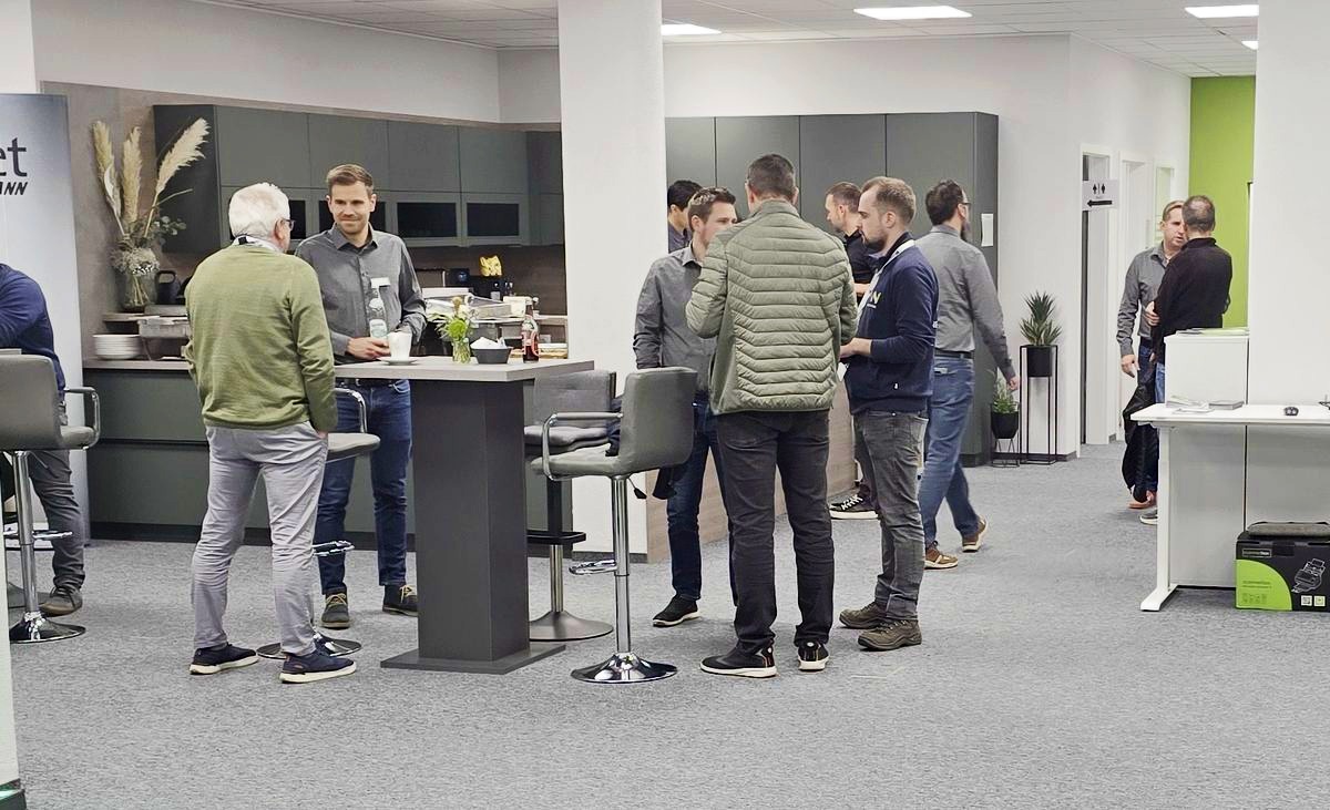 Kundengespräche beim Innovation Day